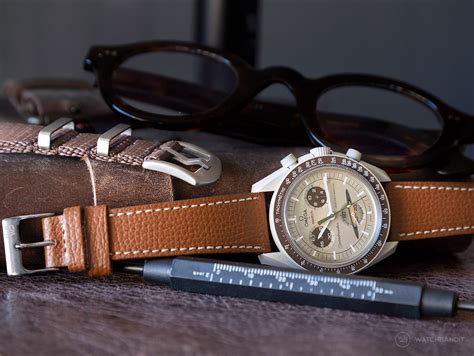 omega swatch leather strap
